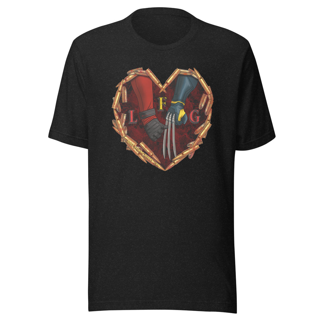 LFG Bullet Heart Unisex t-shirt