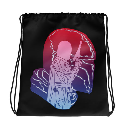 Shadow of the Bounty Hunter Drawstring bag