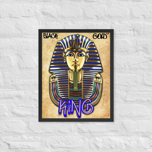 Black Gold 2.0 King Framed poster