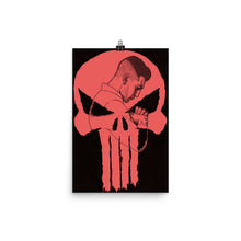 Red Pun Skull poster