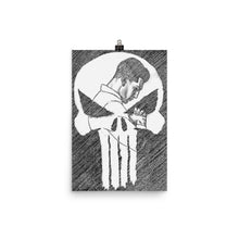 Sketch Pun Skull poster