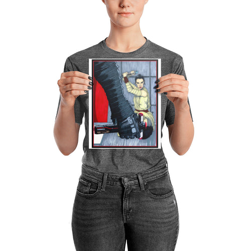 Focused on the Dark on Photo paper poster
