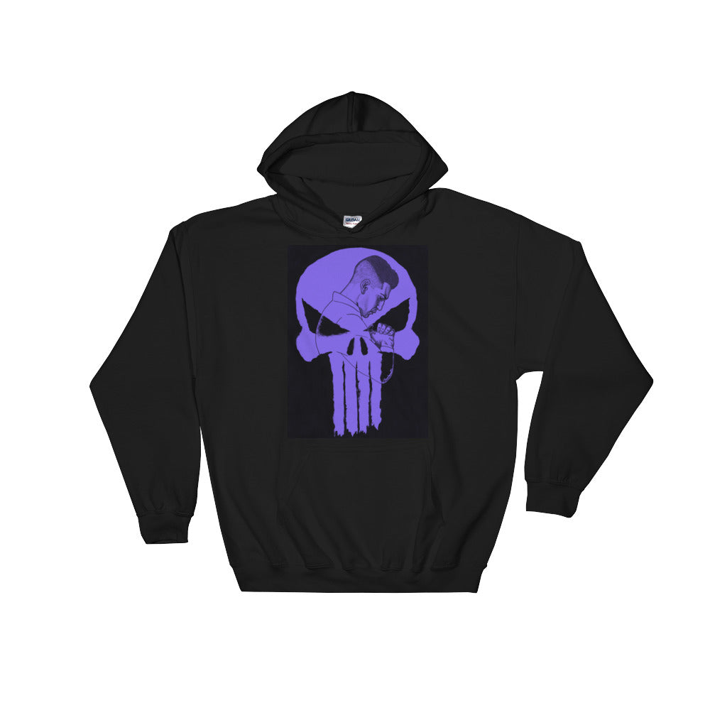 Hooded PurplePun Skull Sweatshirt