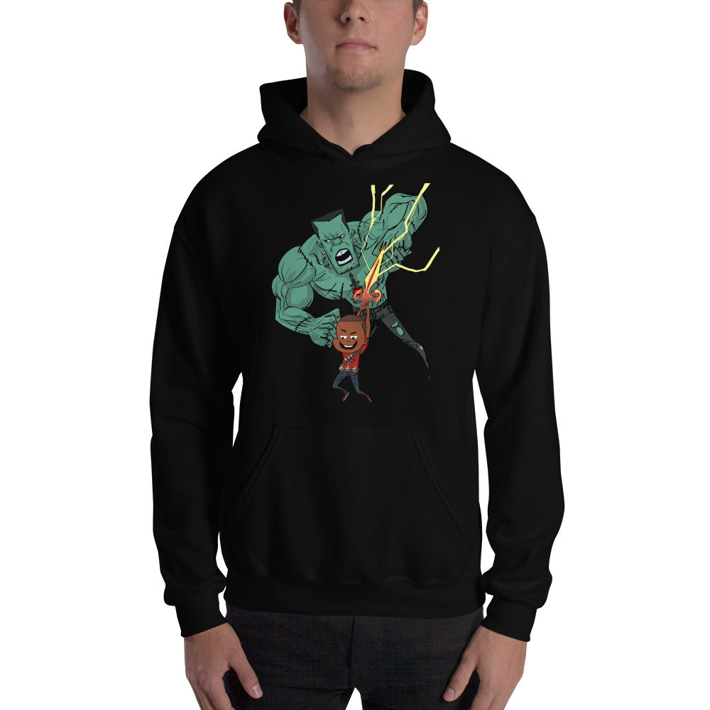 Curtis & Frank into action Hooded Sweatshirt
