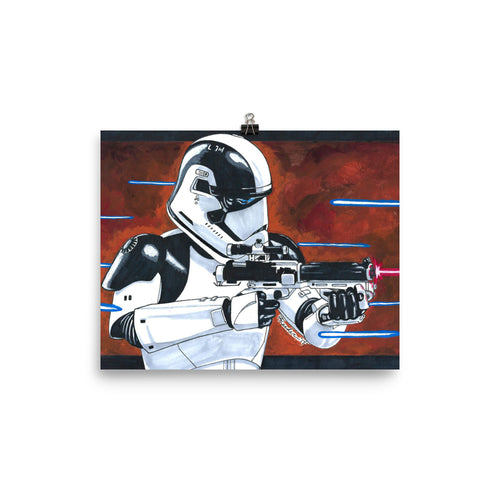 Last trooper standing poster