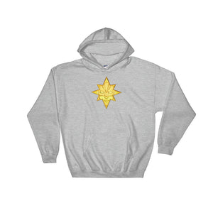 Noble Warrior Gold Star Hooded Sweatshirt