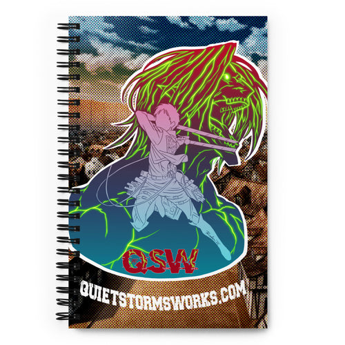 Shadow of Yeager Spiral notebook