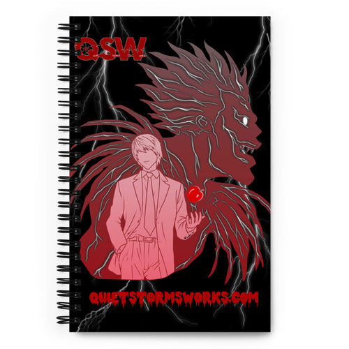 Shadow of Light Spiral notebook