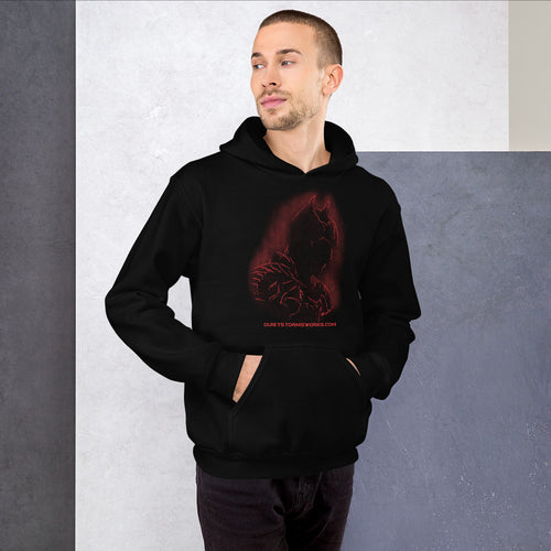 Knight Red Rain Unisex Hoodie