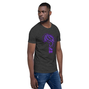 Motherland Warrior king purple drip Short-Sleeve Unisex T-Shirt