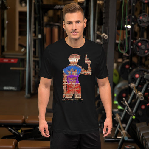 Wall of 3 Bounty Hunters Short-Sleeve Unisex T-Shirt